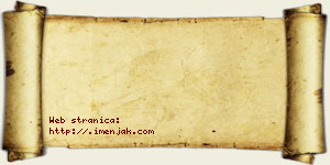 Sanja Perović vizit kartica